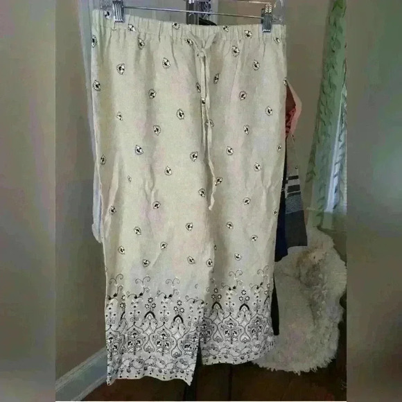 Briggs New York Comfort Waist Women Light Gray Summer Pants Size M/P - Picture 1 of 10